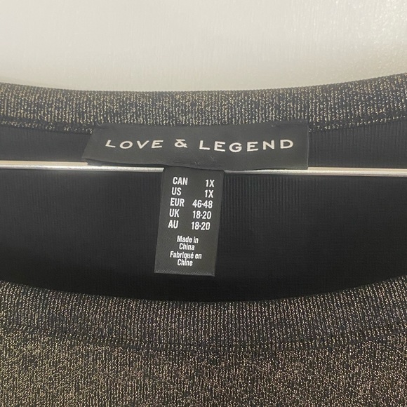 Love and Legend Gold Ruched Side Dress - Picture 4 of 10